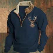 Laedor - Schwerer Outdoor-Pullover – Blau