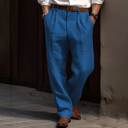 Lennart – Vielseitige Herrenhose im eleganten Design – Blau