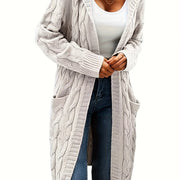 Ramona - extraweiche Strickweste – Weiß