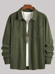 Halewick - Hochwertige Utility-Hemdjacke – Taktisches Grün