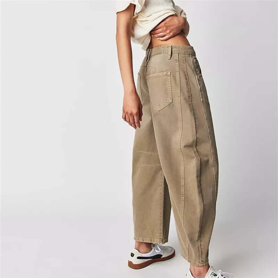 Xayana | Damen Weite Jeans | Baggy