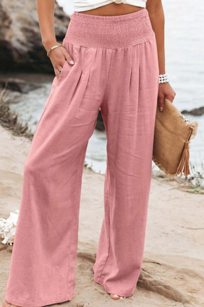 Xandrine | Damen Elegant Weite Hose | Sommer