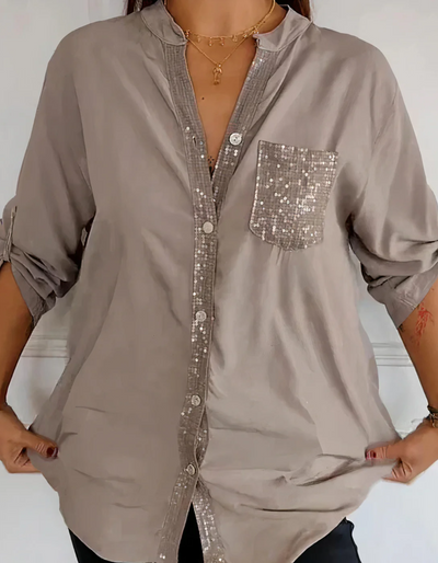 Charliegh | Damen Langarm Bluse | Elegant