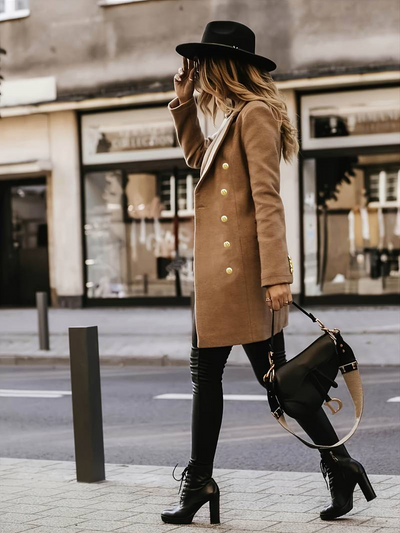 Blondie | Trenchcoat Damen Lang | Winter Jacke
