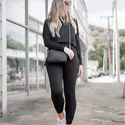 Alyssa | Damen Modern Hausanzuge | Zweiteiler Set