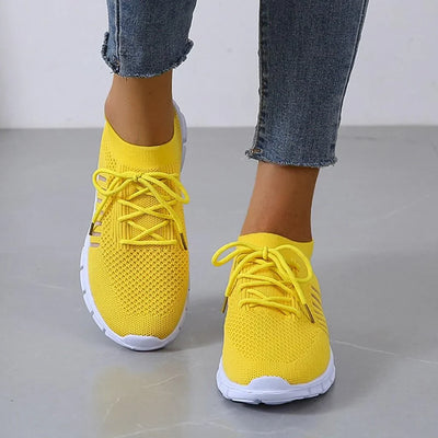 Damen Orthopädische Sneakers mit Atmungsaktivem Netz