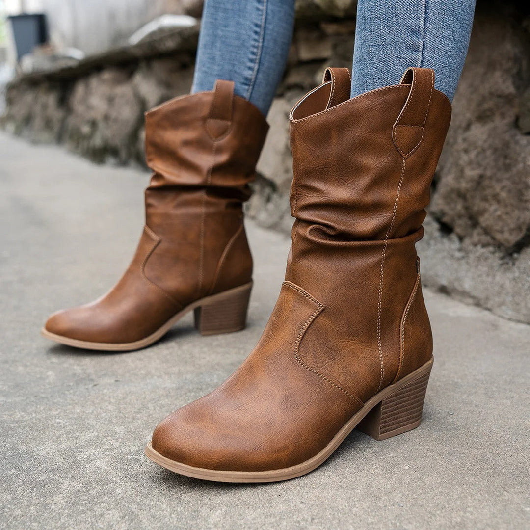 Isabell | Damen Western Cowboystiefel | Weiß