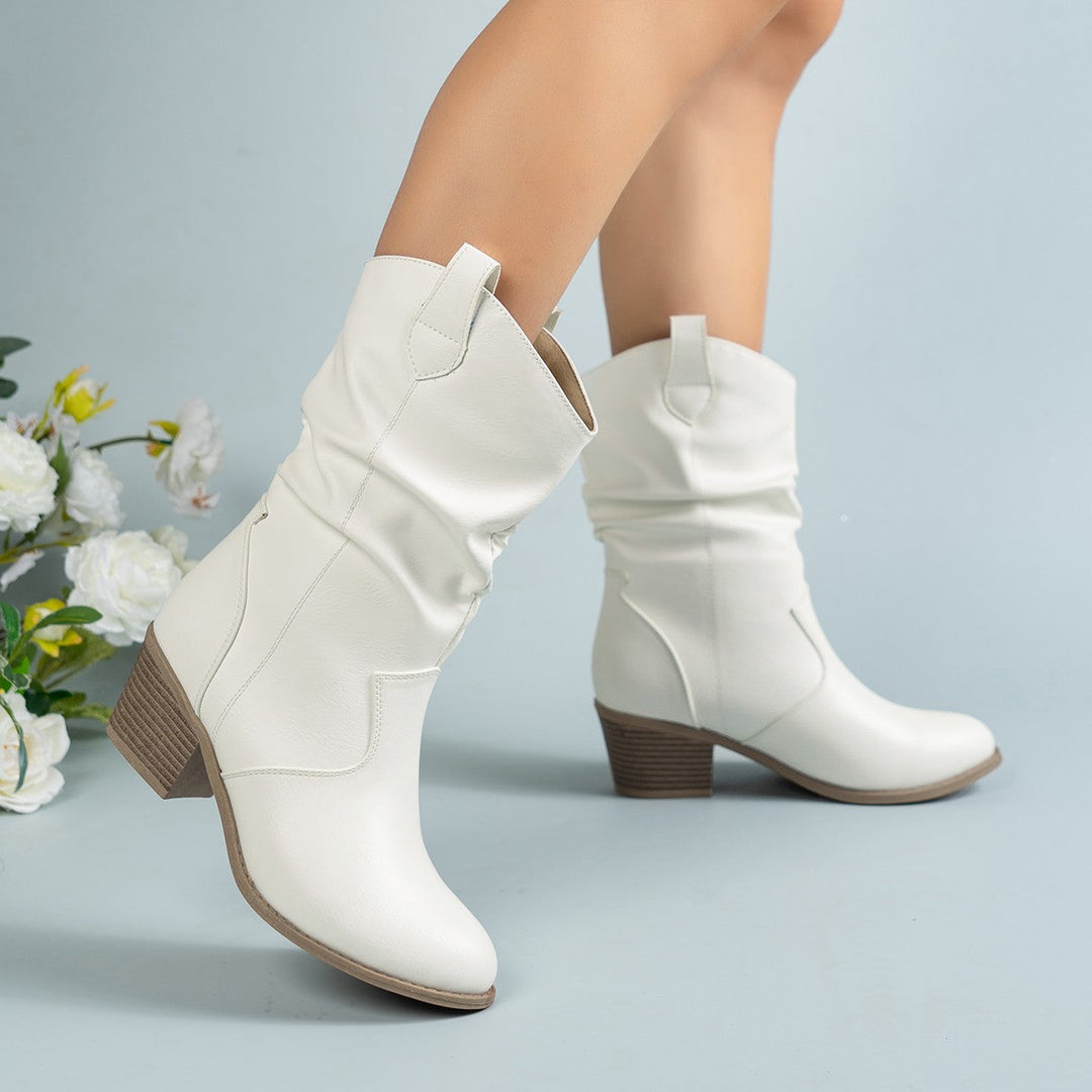 Isabell | Damen Western Cowboystiefel | Weiß