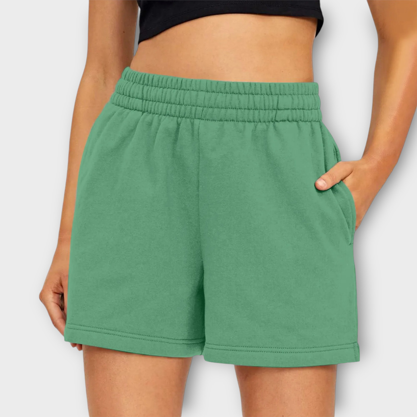 Shorts mit Elastischem Bund für Damen
