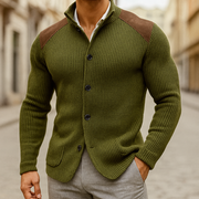 Ralph | Moderner Strukturierter Strick-Blazer Für Herren – Grün