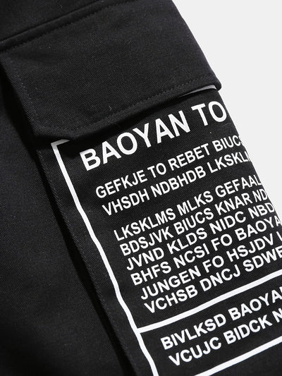 Sommer Shorts Herren mit Letter-Print Streetstyle Look - Milan