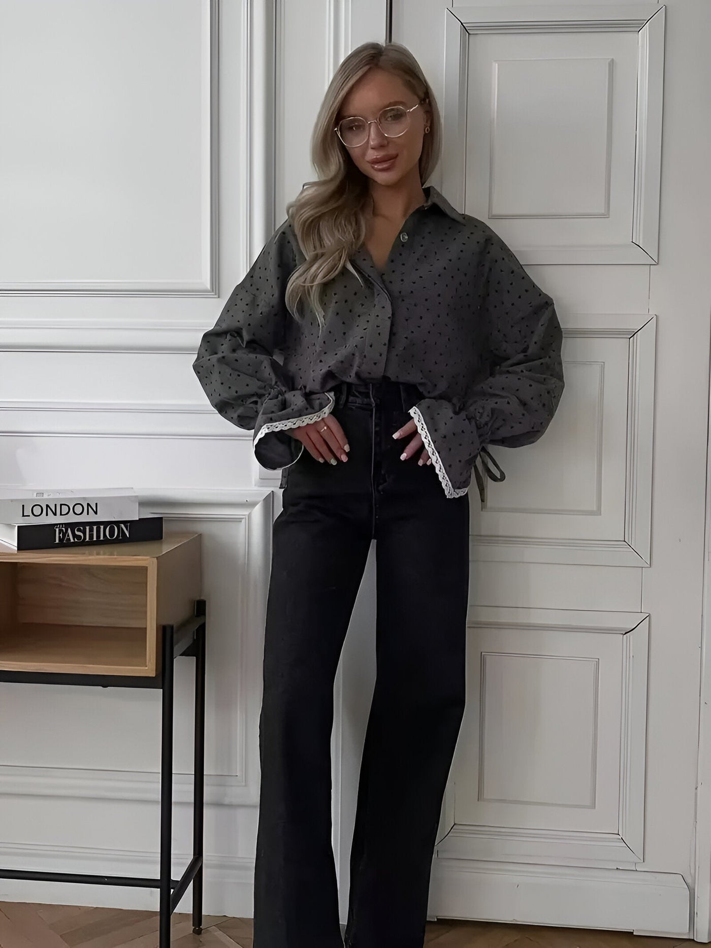 Odette | Stylisches Shirt mit Herzprint für Frühling & Herbst