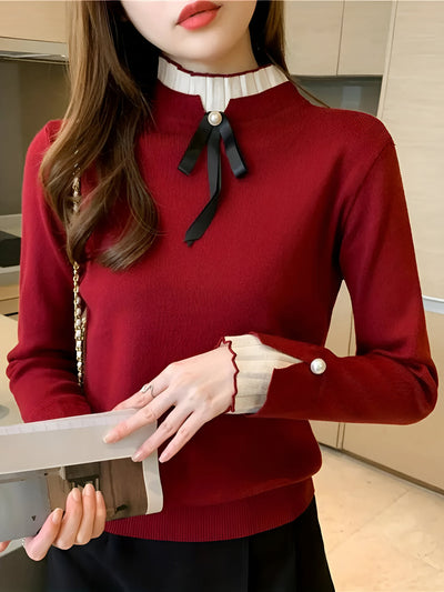 Jamine - bequemes patchwork stricktop