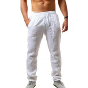 Diederich | Herren Leichte Leinenhose – Weiß