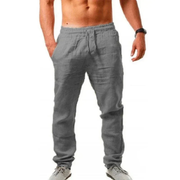 Diederich | Herren Leichte Leinenhose – Grau