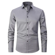 Dieter | Herren Hemd Schlicht Zeitloser Look – Grau