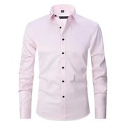 Dieter | Herren Hemd Schlicht Zeitloser Look – Rosa