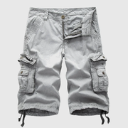 Dominik | Herren Cargo Shorts Mit Taschen Für Sommer – Weiß