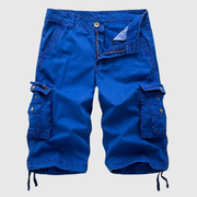 Dominik | Herren Cargo Shorts Mit Taschen Für Sommer – Blau