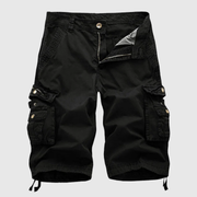 Dominik | Herren Cargo Shorts Mit Taschen Für Sommer – Schwarz