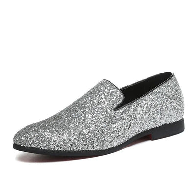 Donato - Modische Herren Slipper mit Glitzer