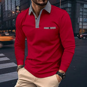 Lars – Elegantes Herrenpolo – Rot