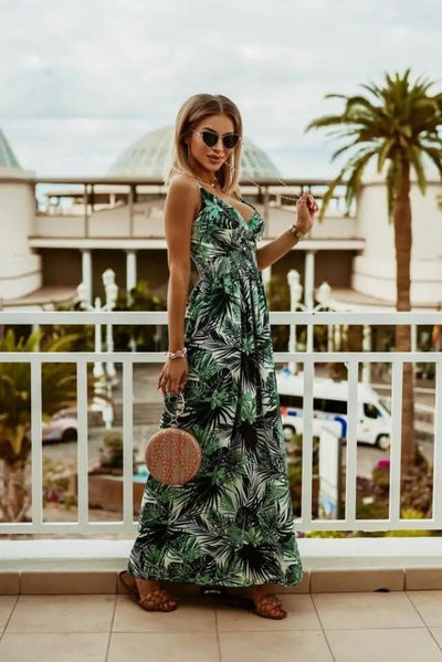 Boho Maxikleid mit Blumenmuster für den Sommer – Yara