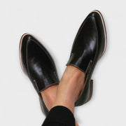 Marco | Elegante Herren Slipper für jeden Anlass – Schwarz
