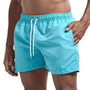 Kallo | Herren Badeshorts, Boardshorts mit Kordelzug Sommer – Himmelblau