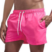 Kallo | Herren Badeshorts, Boardshorts mit Kordelzug Sommer – Rosa