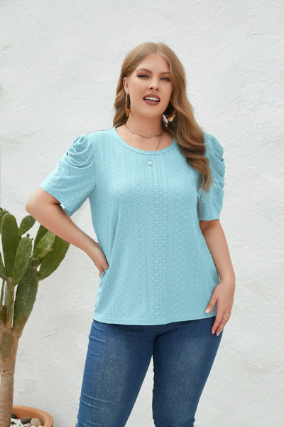 Cham - Plus Size Bluse Bequem Elegant