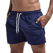 Kallo | Herren Badeshorts, Boardshorts mit Kordelzug Sommer – Marineblau