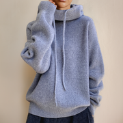Valerisse - Softtouch-Hoodie – Blau