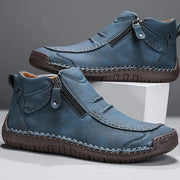 Sommerfeld | Elegante Herren-Schuhe mit Reißverschluss – Blau