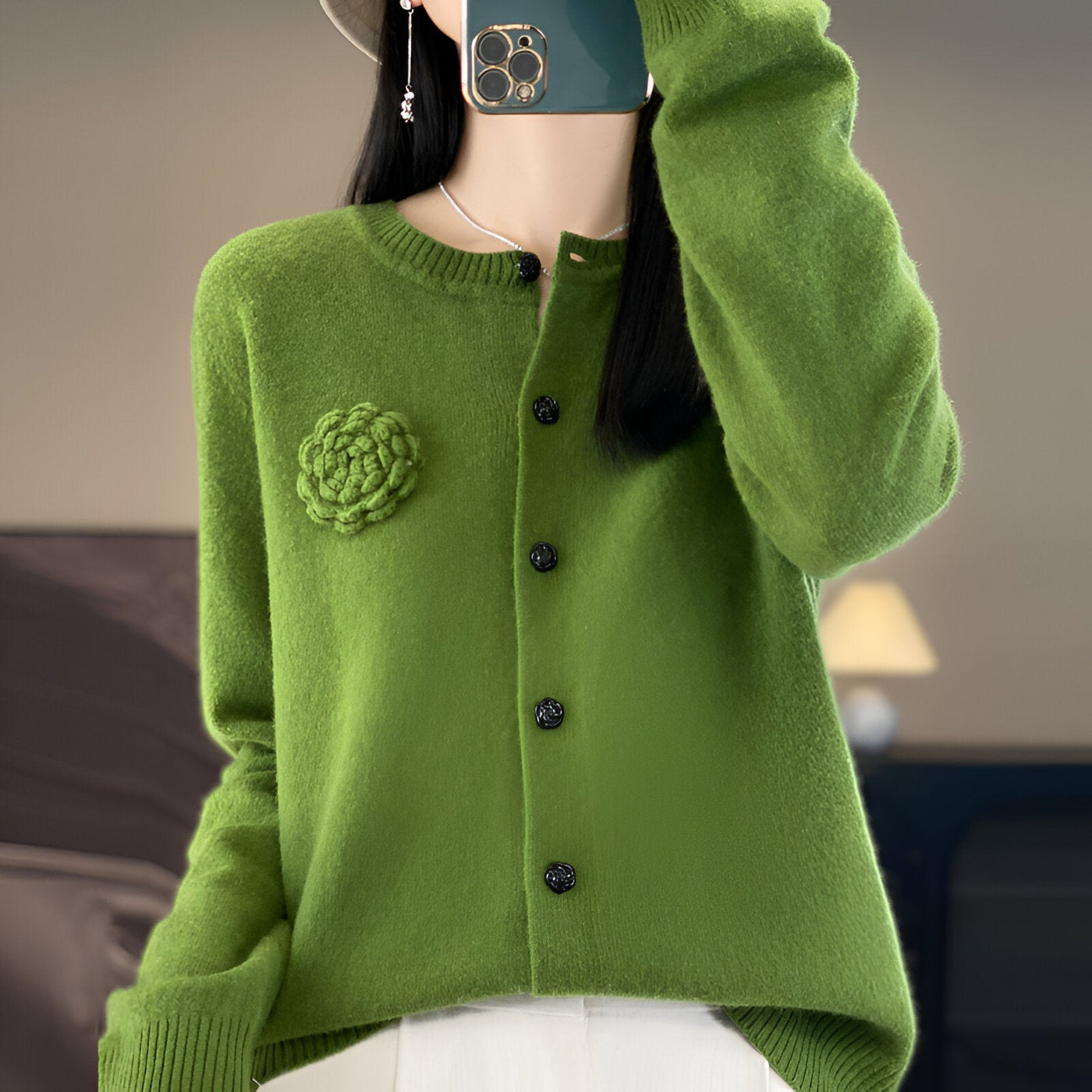 Isabellina | Luxuriöses Merino-Cashmere-Sweatshirt