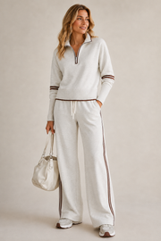 Avalique - Superweiches zweiteiliges Set – Weiß