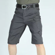 Outdoor Mehrfachtaschen IX7 Wasserdichte Herren-Cargo-Hose – Grau