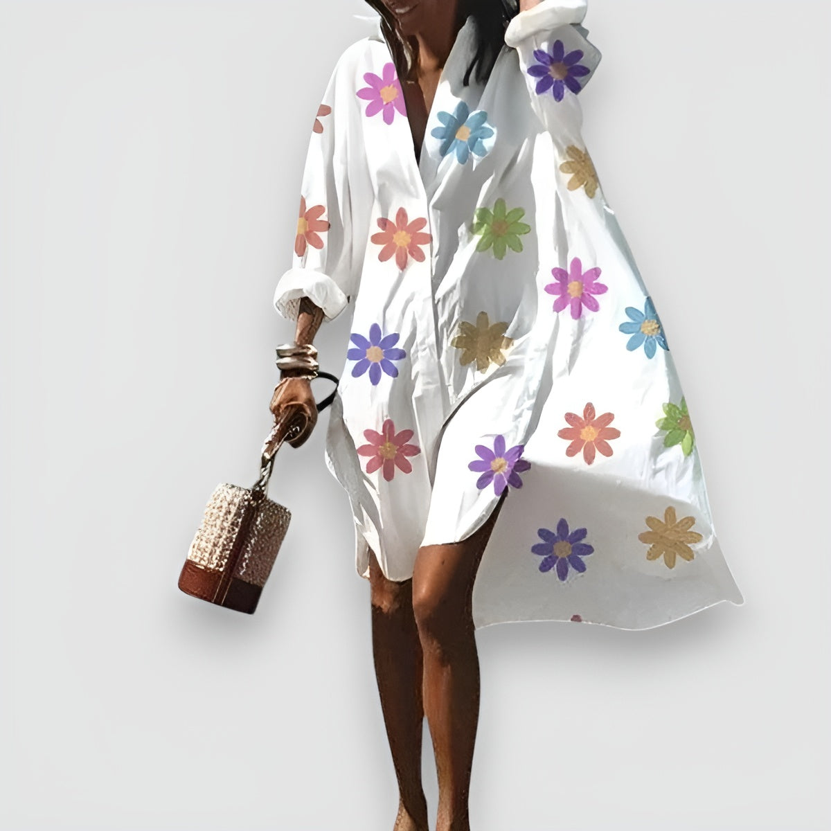 Kleid mit Print | Lockerer Schnitt | Sommerlicher Flair