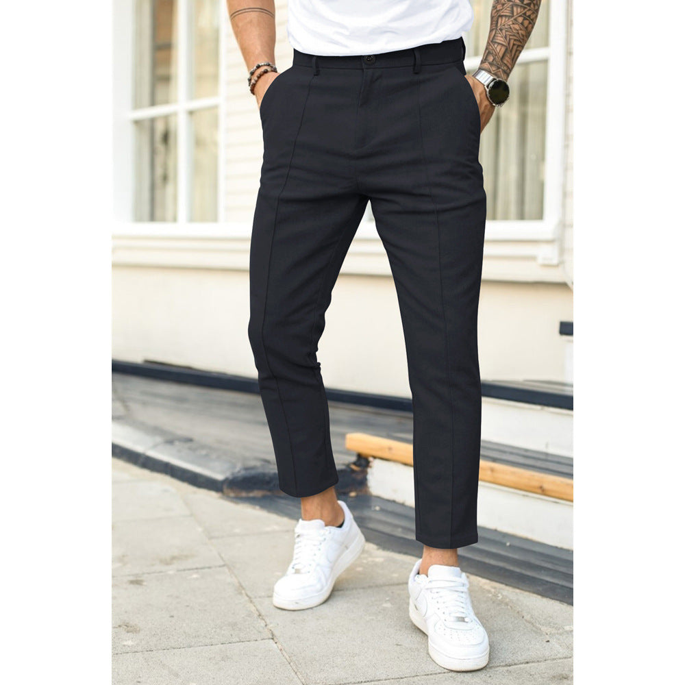 Leonard | Herren Elegant Hose | Schwarz