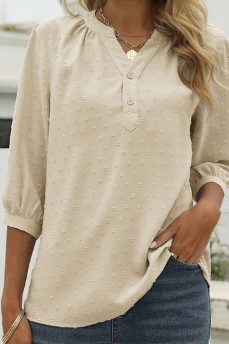 Pamela | Damen Elegant Oberteile | Weiß Top