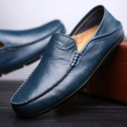 Elegante Herren Slip-On Loafer – Marineblau