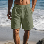 Elian | Herren Komfort Sommer Badeshorts – Dunkelgrün