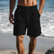 Elian | Herren Komfort Sommer Badeshorts – Schwarz