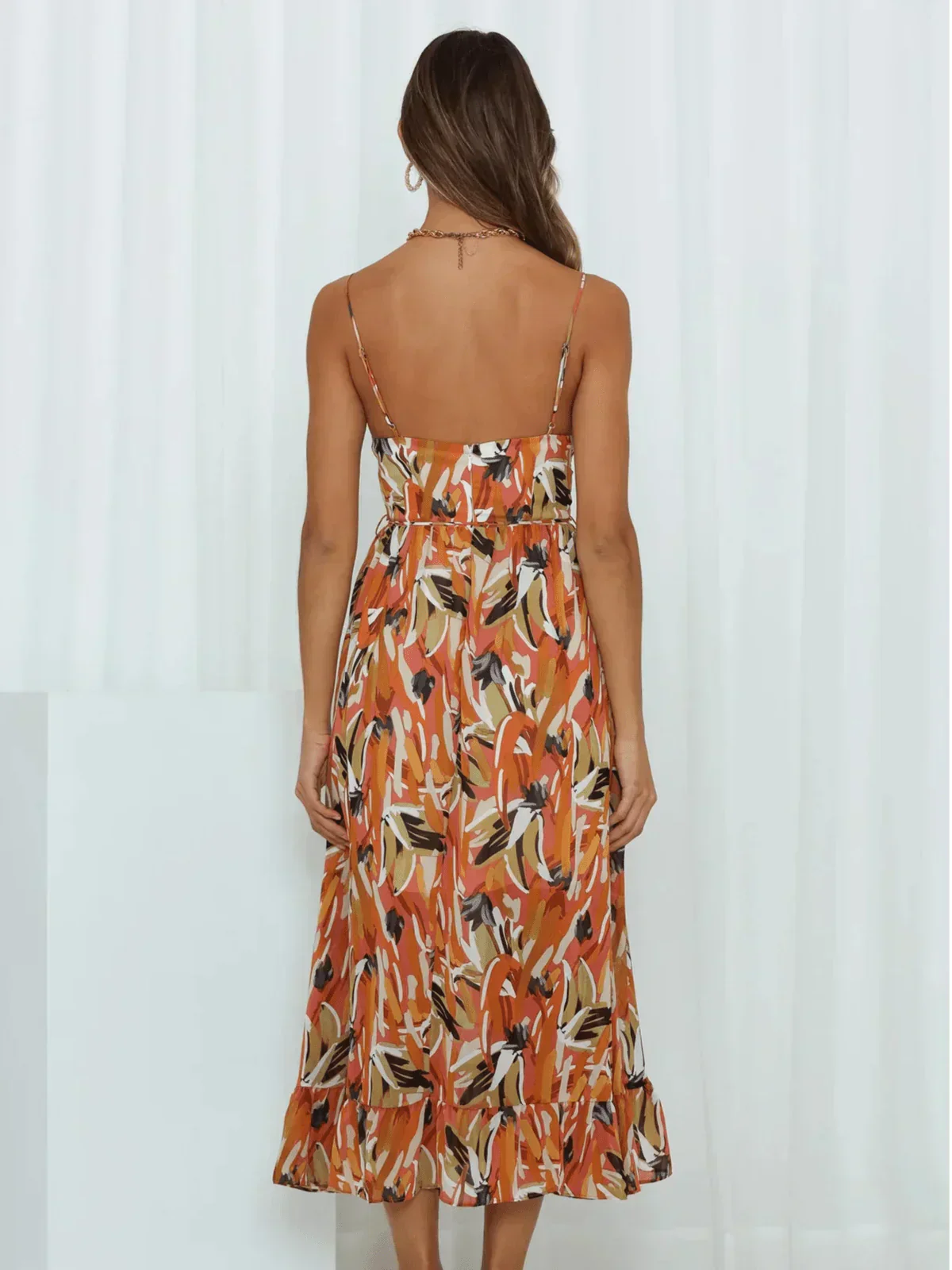 Chiara | Bunte Midi-Kleid