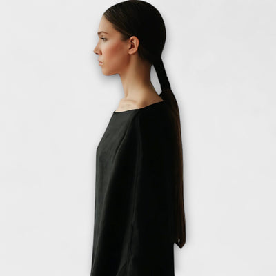 Dana - Kimono Kleid aus Leinen und Baumwolle