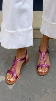 Sigrida - leichte Sandalen – Fuchsia