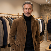 Jan | Hochwertige Herrenjacke klassisch elegant – Hellbraun
