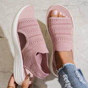 Aerin - Gepolsterte Plateausandalen – Rosa