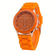 Casual Quarz Aus Silikon - Klassisch - Arvani – Orange