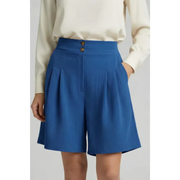 Fenja | Damen Shorts Mit Hoher Taille Für Strand – Marineblau